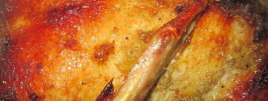 утка с яблоками и смородиновым соусом. Шаг 5