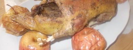 утка с яблоками. Шаг 7