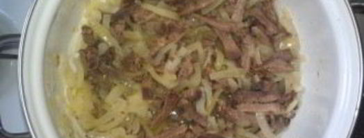 язык, тушенный в сметане. Шаг 4