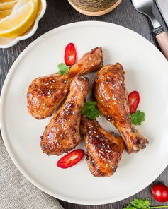 Запеченные куриные ножки с острым перцем