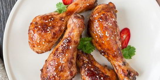 Запеченные куриные ножки с острым перцем