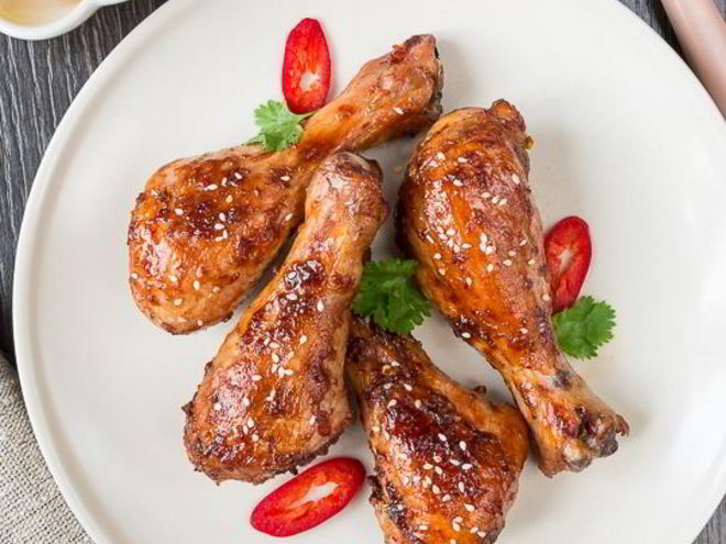 Рецепт запеченных куриных ножек с острым перцем