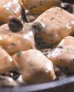 Ньокки с лесными грибами