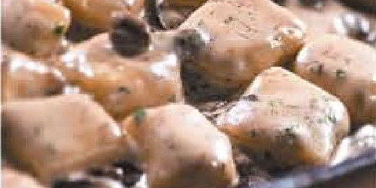 Ньокки с лесными грибами