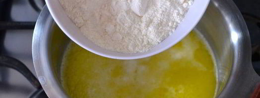 ньокки-суфле под грибным соусом бешамель. Шаг 3