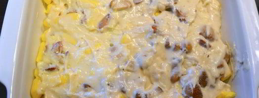 ньокки-суфле под грибным соусом бешамель. Шаг 13