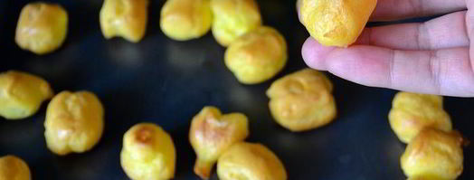 ньокки-суфле под грибным соусом бешамель. Шаг 17