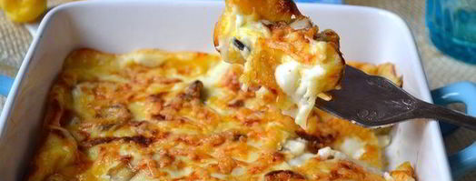 ньокки-суфле под грибным соусом бешамель. Шаг 18