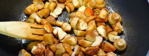 ньокки-суфле под грибным соусом бешамель. Шаг 11