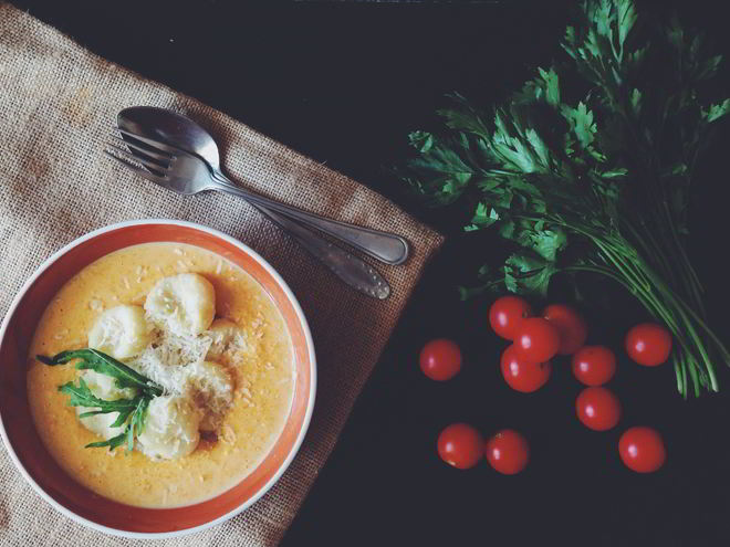 Рецепт ньокков в тыквенно-сливочном соусе