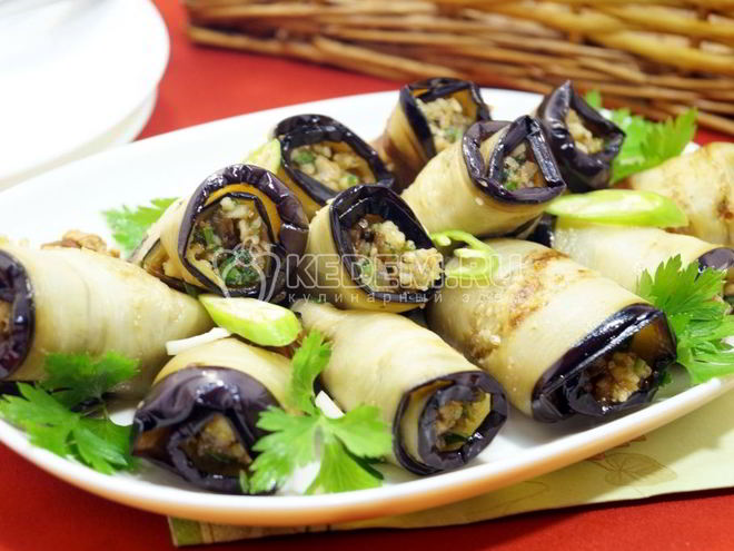 Рецепт баклажанов с грецкими орехами по-грузински