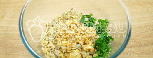 баклажаны с грецкими орехами по-грузински. Шаг 10