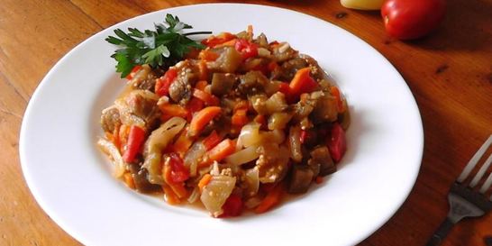 Баклажаны тушеные в мультиварке