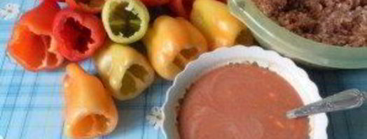 фаршированный перец с фаршем и рисом. Шаг 8