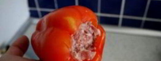 фаршированный перец со сметаной. Шаг 5