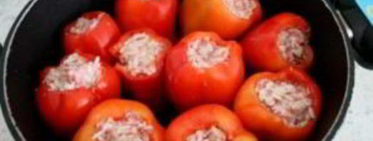 фаршированный перец со сметаной. Шаг 6