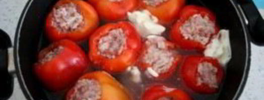 фаршированный перец со сметаной. Шаг 7