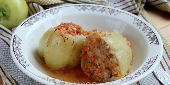 Фаршированный перец в мультиварке