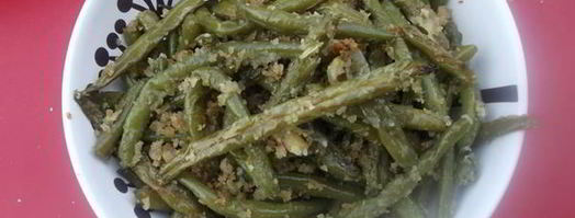 фасоль спаржевая, стручковая панированная. Шаг 7