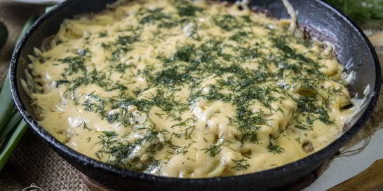 Гратен из картофеля