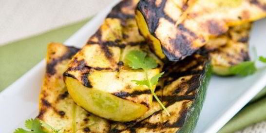 Кабачки на мангале