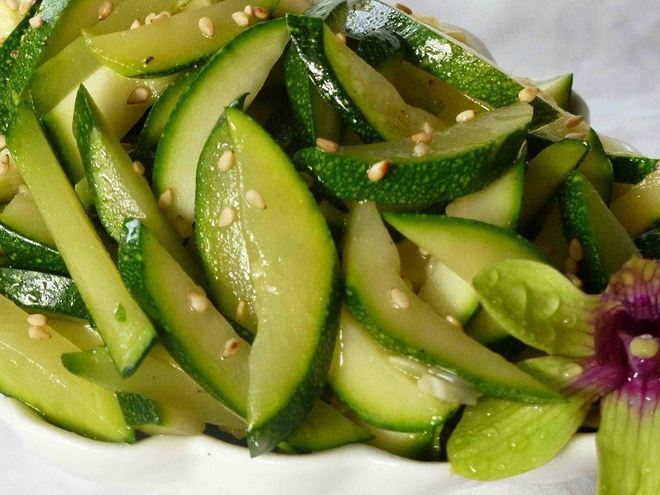 Рецепт кабачков по-азиатски