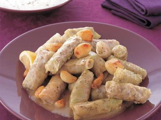 Рецепт капустных рулетиков, фаршированных бараниной