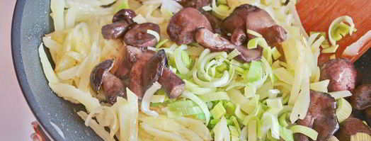 картофель, фаршированный грибами. Шаг 4