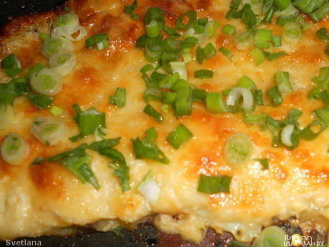 Рецепт картофеля, запеченного пода сыром