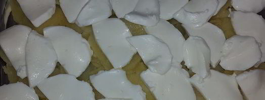 картофель, запеченный с моцареллой и шпинатом. Шаг 5