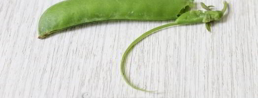 обжаренный стручковый горох. Шаг 4