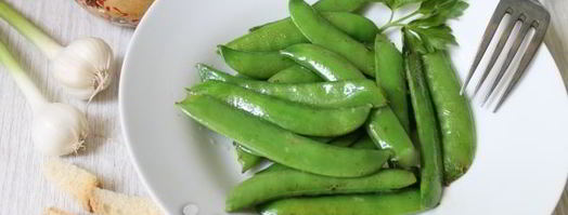 обжаренный стручковый горох. Шаг 9