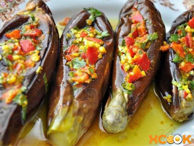 Рецепт острых баклажанов