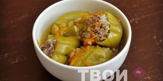 Перец фаршированный в мультиварке