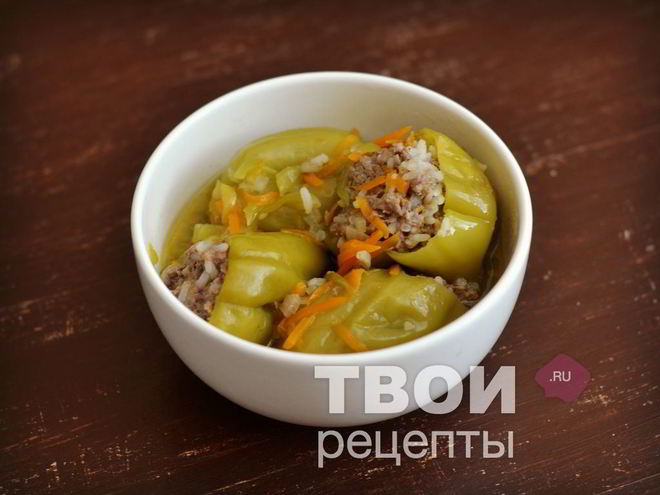 Рецепт перца фаршированного в мультиварке