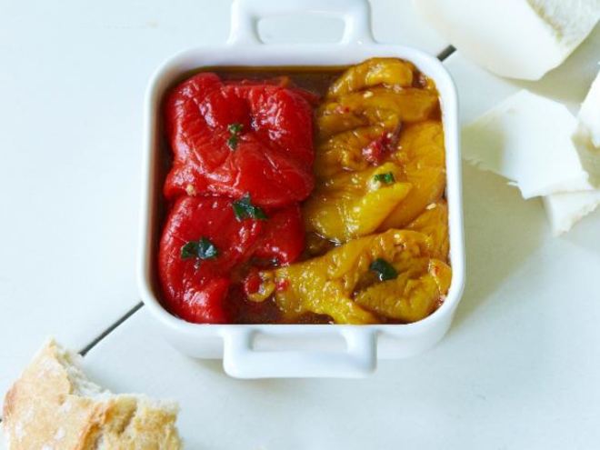 Рецепт перца, запеченного в оливковом масле