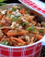 Тушеная капуста с грецкими орехами