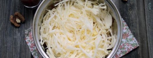 тушеная капуста с грецкими орехами. Шаг 4