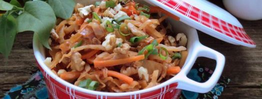 тушеная капуста с грецкими орехами. Шаг 10