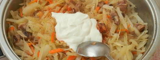 тушеная капуста с мясом. Шаг 5