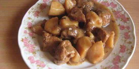 Тушенная картошка по-свекровски