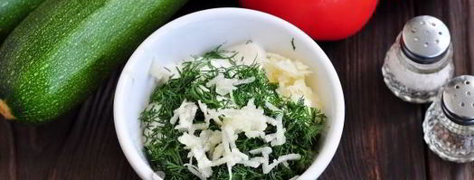 жареные кабачки с помидорами и чесноком. Шаг 4