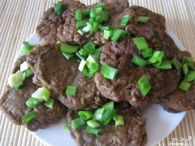 Рецепт биточков из печени говяжьей