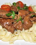 Говяжья печень стир-фрай