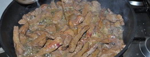 говяжья печень стир-фрай. Шаг 5