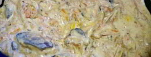 куриная печень под соусом. Шаг 8