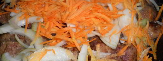 куриная печень под сырной шубой. Шаг 4