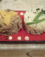 Куриная печень с апельсинами