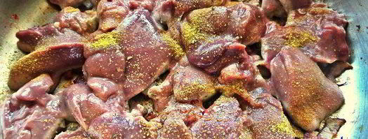 куриная печень с овощами и гречкой. Шаг 10