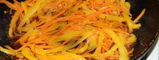 куриная печень с овощами по-китайски. Шаг 9